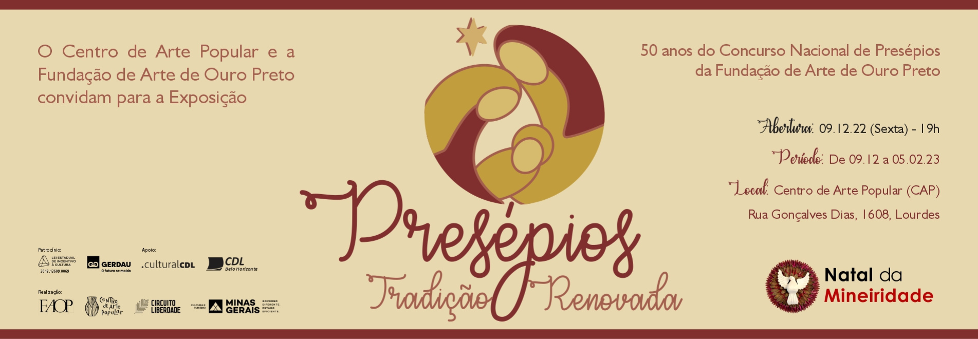 Presépios: Tradição Renovada - 50 anos do Concurso Nacional de Presépios da Fundação de Arte de Ouro Preto